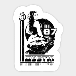 MYSTIC (BLACK) Sticker